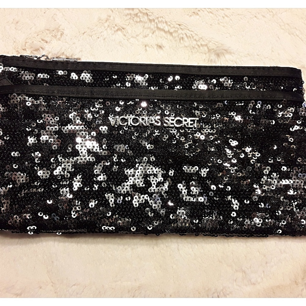 Victoria Secrets Sequins Makeup Bag